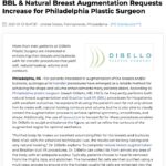 Philadelphia plastic surgeon Joseph DiBello, MD talks about increased interest in Brazilian butt lift (BBL), natural breast augmentation, and other fat transfer procedures.