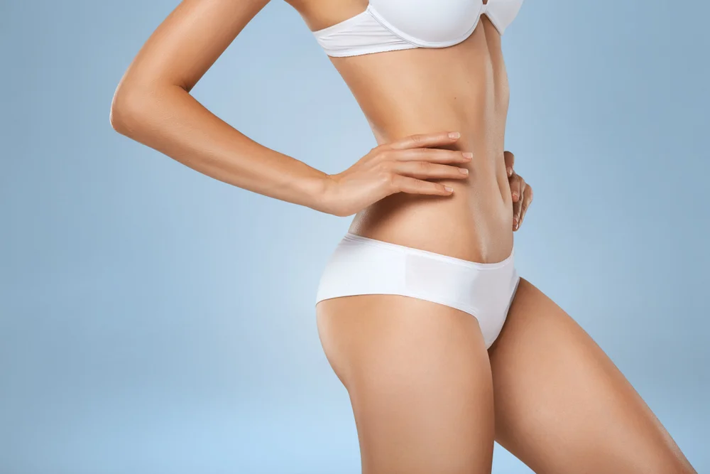 Liposuction of the 'love handles' or flanks